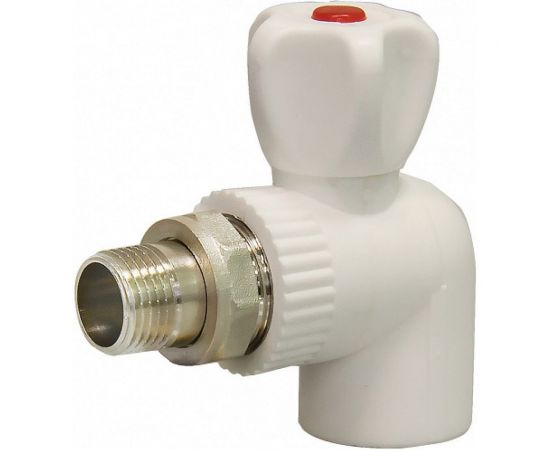 Шаровой угловой кран для радиатора СТМ PP-R DN ПЛАСТ 25х1/2" CPRL2512 