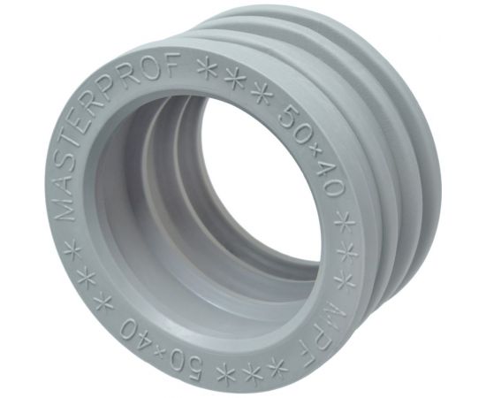 Манжета для канализации серая MPF 50x40, серая, уплотнительная, переходная ИС.131771 