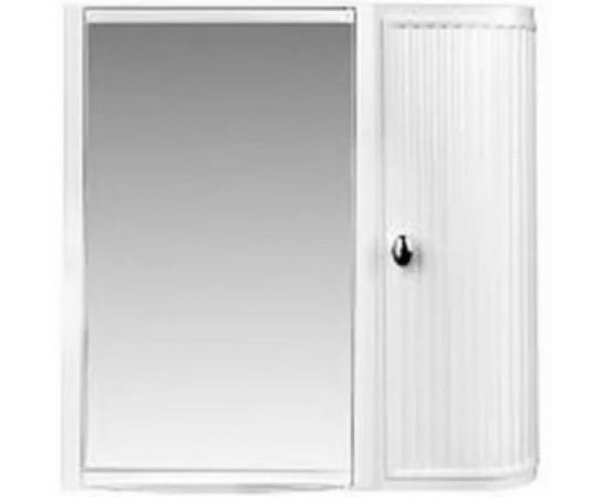 Подвесной шкаф с зеркалом BEROSSI ВК Hilton Premium Rightl 33701 снежно-белый 856904 