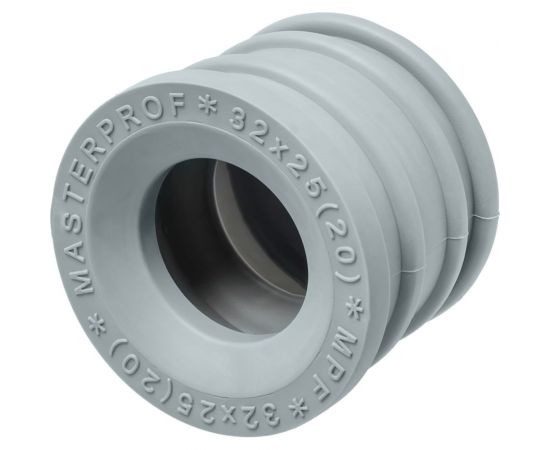Сантехническая манжета для канализации MPF 32x25, серая, уплотнительная, переходная ИС.131766 