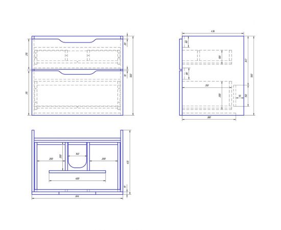 Тумба Dreja eco Q 70, белая 99.0002 – изображение 2