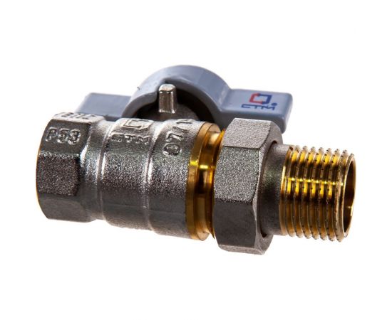 Шаровой кран СТМ СТАНДАРТ 1/2"", с накидной гайкой, бабочка CWAFM012 – изображение 2