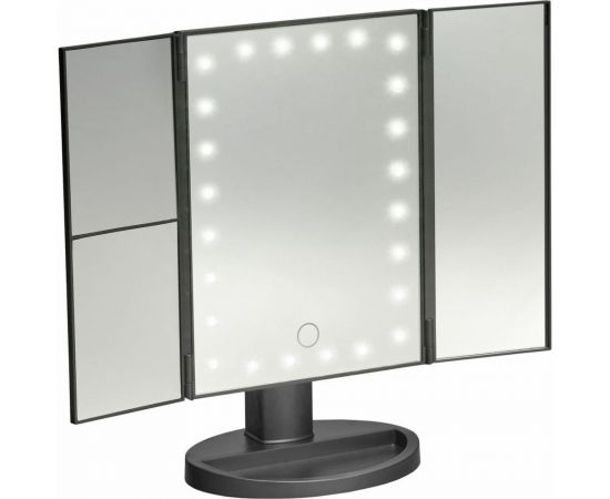 Настольное 3d зеркало с подсветкой и с увеличением BRADEX для макияжа, раскладное, 24 led лампы KZ 1267 – изображение 2
