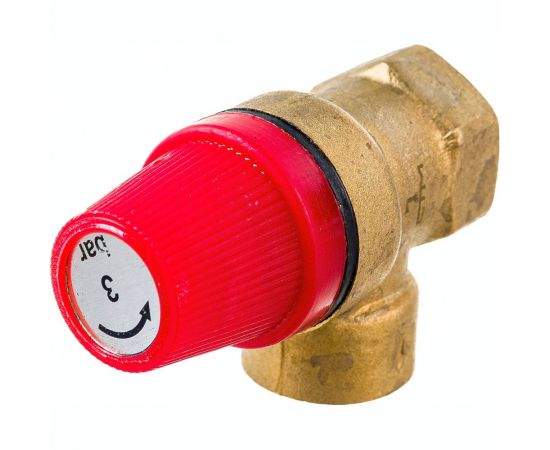 Предохранительный клапан СТМ ТЕРМО 1/2"", г/г, 3 Бар CRVP3F12 – изображение 2