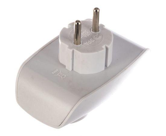 Тройник ЭРА SP-2-W 2гн, без заземления белый C0045520 – изображение 2