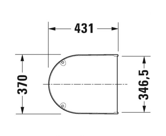 Сиденье для унитаза с крышкой Duravit STARСK 3 SOFT CLOSE 0063890000 00000003838 – изображение 2