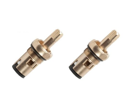 Комплект керамических кран-букс Профсан ПСМ M18х1 квадрат 7х7, 2 шт в блистере PSM-1295B-181 – изображение 2