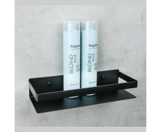 Прямоугольная полка FIXSEN Hotel одноэтажна, черная FX-31003G – изображение 2