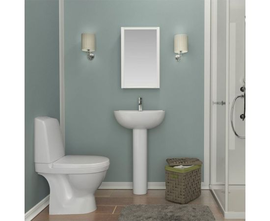 Шкафчик зеркальный Berossi Hilton снежно-белый АС 25801000 – изображение 2