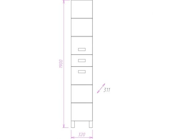 Универсальный пенал Onika БАЛТИКА 32.11 403214 – изображение 3