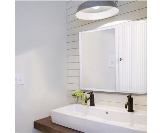 Подвесной шкаф с зеркалом BEROSSI ВК Hilton Premium Rightl 33701 снежно-белый 856904 – изображение 4