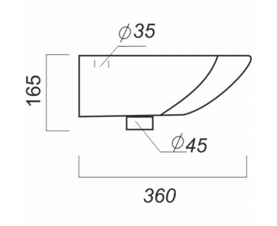 Угловой умывальник SANITA ВЕЕР 00000055376 – изображение 4