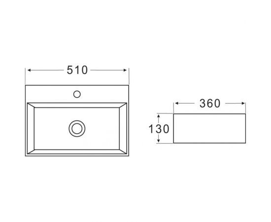Керамическая накладная раковина BelBagno BB1340 – изображение 4