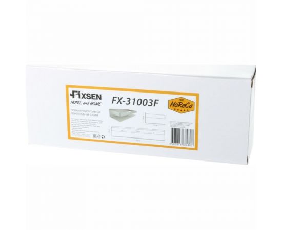 Прямоугольная полка FIXSEN Hotel одноэтажна, черная FX-31003G – изображение 4