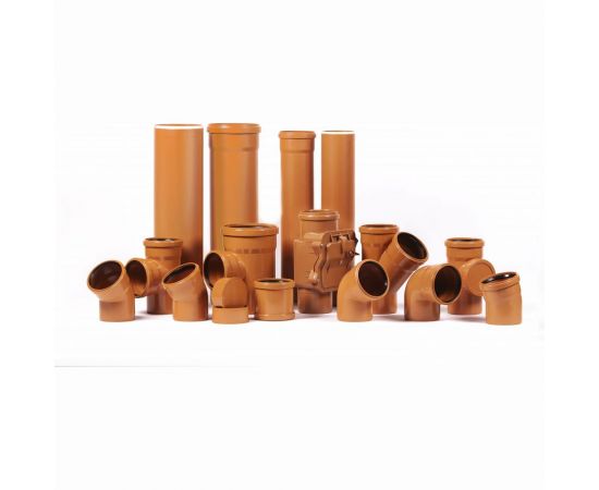 Труба ХЕМКОР НПВХ, наружная канализация, SN 8, 160x2000 мм 1491033 – изображение 5