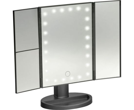 Настольное 3d зеркало с подсветкой и с увеличением BRADEX для макияжа, раскладное, 24 led лампы KZ 1267 – изображение 9