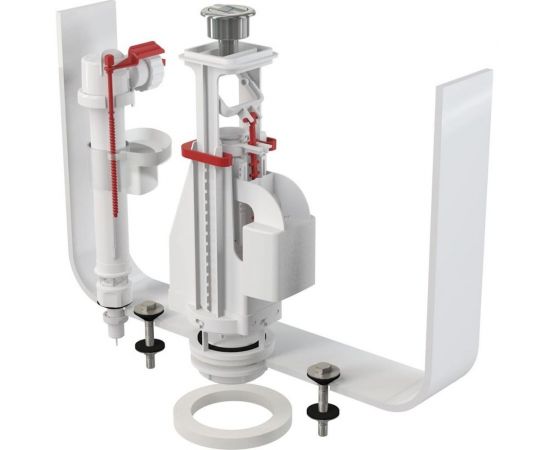 Выпускной комплект с двойной кнопкой Alca Plast SA08AS 3/8" CHROM 