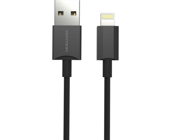 Кабель Vention USB 2.0 AM/Lightning 8M для iPad/iPhone, черный VAI-C02-B100 