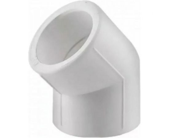 Отвод ПОЛИТЭК 20/45 PPRC белый ПЛЮС 9400002045пл 
