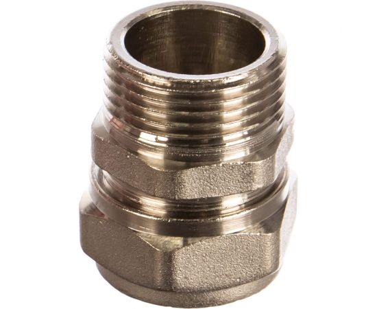 Соединитель (20х2 мм; 3/4""; цанга-штуцер) для трубопровода Зубр 51401-20-3/4 