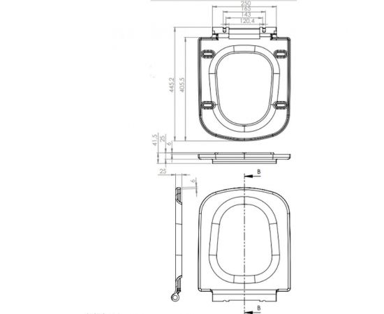 Крышка д/унитаза Cersanit COLOUR S-DS-COL-DL-t – изображение 2
