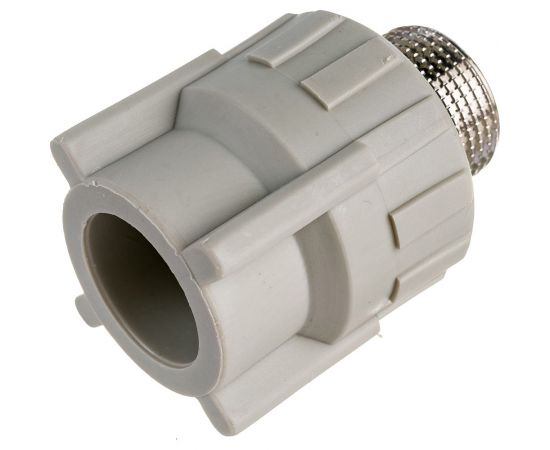 Полипропиленовый переходник Гроссис НР 25-3/4" 0301777 – изображение 3