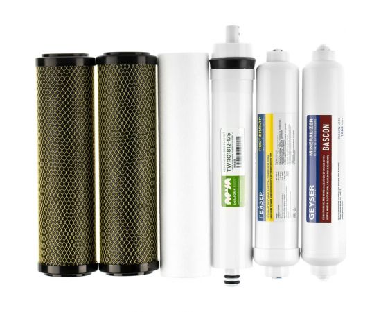 Комплект сменных картриджей для фильтра Гейзер Премиум 50174 – изображение 3