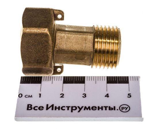 Разъемное соединение для водосчетчиков Uni-Fitt 1/2"х3/4" 620G2300 – изображение 4