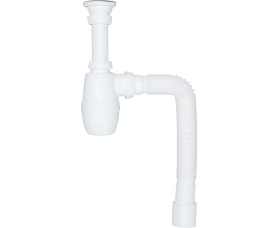 Сифон для раковины Wirquin Минор с выпуском и гибким соединением 30987140 – изображение 4