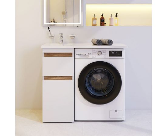 Напольная база под столешницу над стиральной машиной AM.PM X-Joy 40 см M85AFSX0402WG – изображение 5