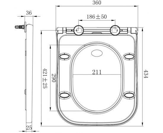 Крышка-сиденье для унитаза ALLEN BRAU Infinity HDA309 00280736 – изображение 7
