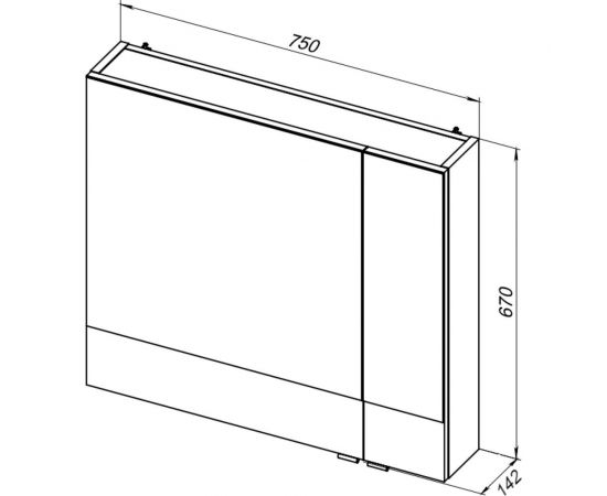 Зеркало-шкаф Aquanet Верона 00175381 – изображение 7