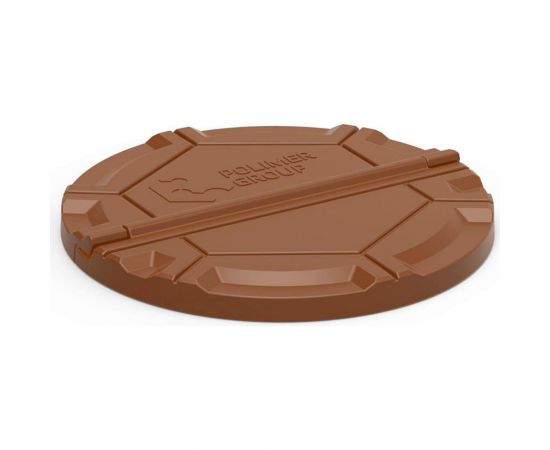 Крышка колодца POLIMER GROUP Роса коричневый DKS11 