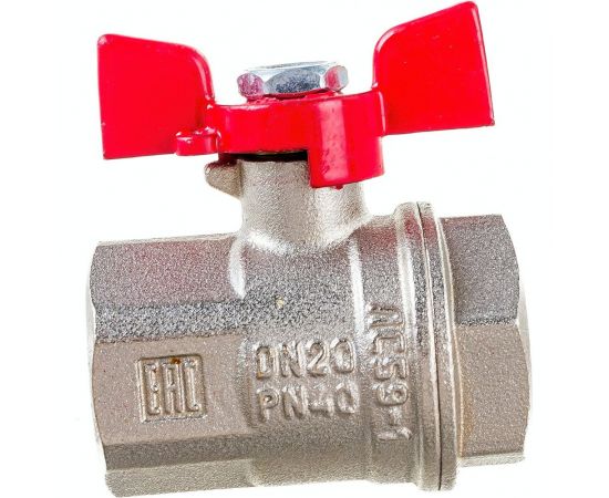 Шаровой кран VALFEX PREMIUM для воды, 3/4"" ВР/ВР, бабочка VF.217.NB1.034.PREMIUM 