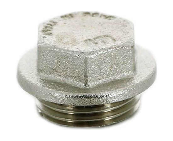 Заглушка H 1/2 никелированная Uni-Fitt 608N2000 