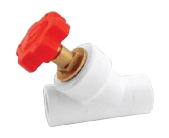 Запорный клапан VALFEX PP-R белый, 20х45° 10174020 127-0184 