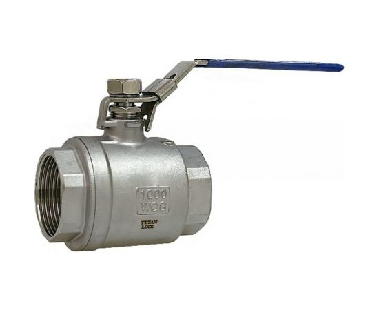Шаровой кран TITAN LOCK 0,75in резьба BSP, нерж. сталь TL75BVSS 