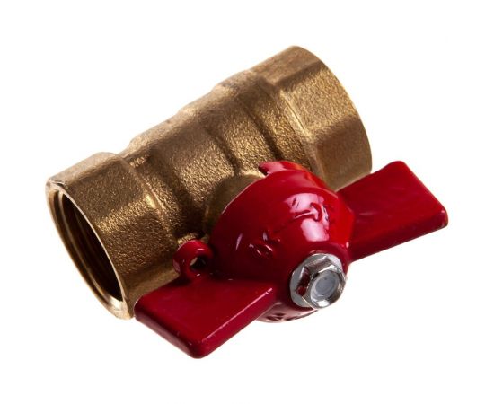 Шаровой кран для воды ОПТИМА 1/2" г/г бабочка SOFFB012 – изображение 2