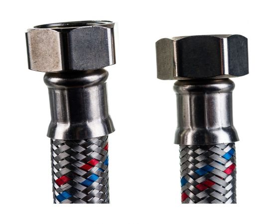 Подводка для воды TР-сантехника Гигант, нержавеющая сталь, 100 см, в/в 3/4 26443 – изображение 2