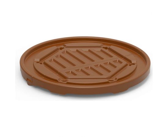 Крышка колодца POLIMER GROUP Роса коричневый DKS11 – изображение 2