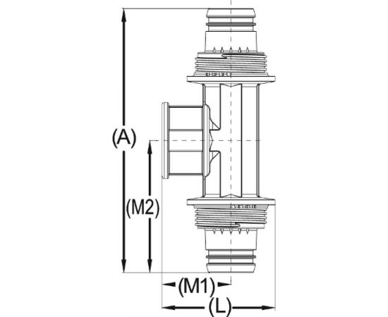 Тройник переходной (20х20 мм; 1/2"") для трубопровода Зубр 51502-20-1/2-20 – изображение 3