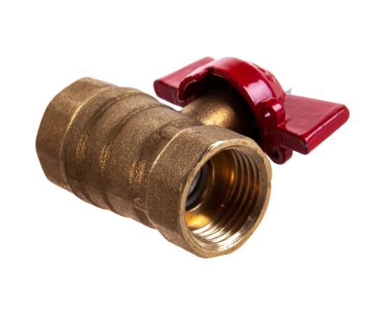 Шаровой кран для воды ОПТИМА 1/2" г/г бабочка SOFFB012 – изображение 3