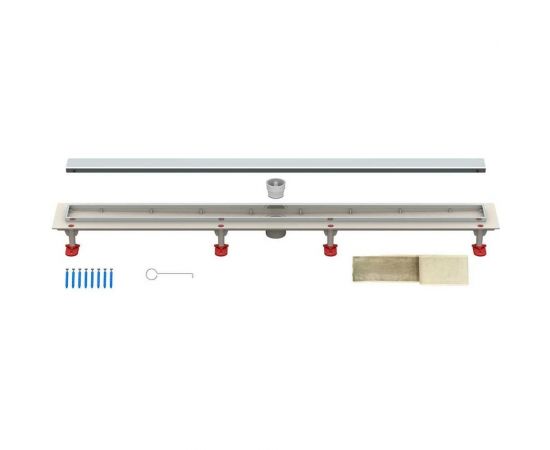 Линейный трап Татполимер ТП-50.1С-600 с вертикальным выходом, решетка - щелевая 50030 – изображение 4