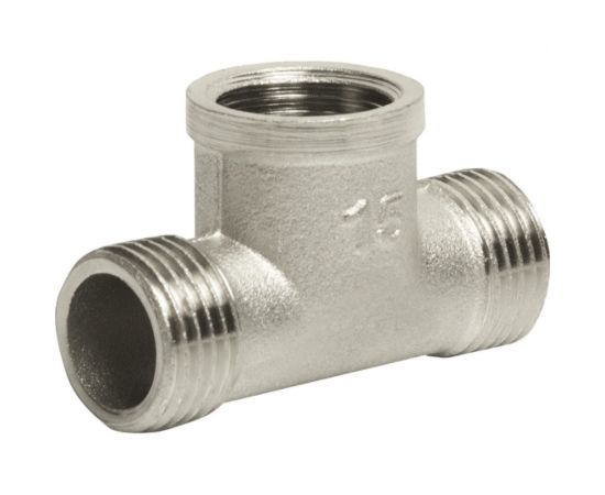 Тройник VRT 1/2, наружная/внутренняя/наружная, никель -1946-151515 503061 – изображение 4