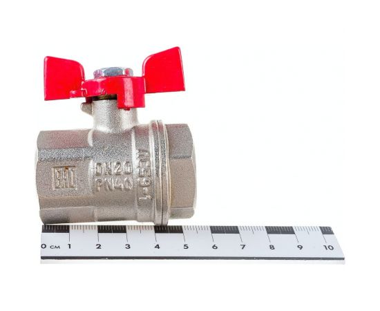 Шаровой кран VALFEX PREMIUM для воды, 3/4"" ВР/ВР, бабочка VF.217.NB1.034.PREMIUM – изображение 4