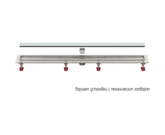 Линейный трап Татполимер ТП-50.1С-600 с вертикальным выходом, решетка - щелевая 50030 – изображение 5