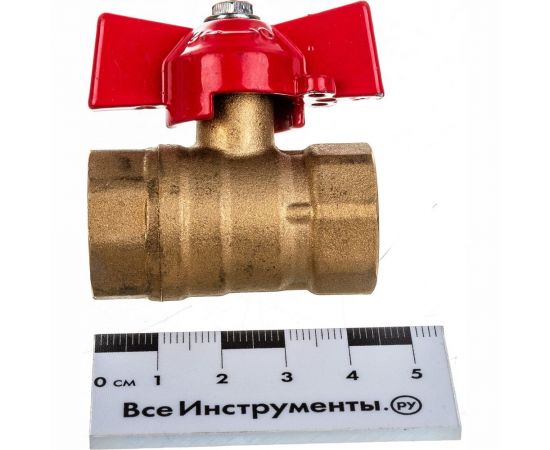 Шаровой кран для воды ОПТИМА 1/2" г/г бабочка SOFFB012 – изображение 6