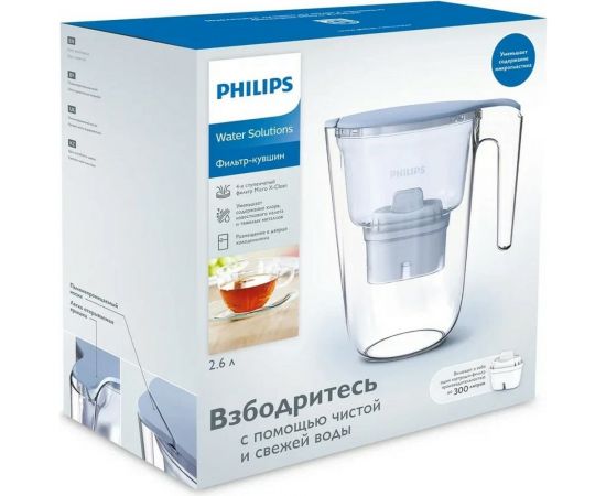 Фильтр-кувшин для воды PHILIPS AWP2935BL/51 – изображение 6