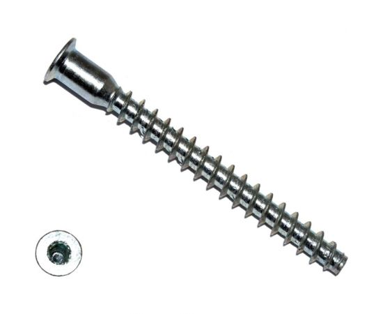 Винт-конфирмат с шестигранником КРЕП-КОМП 7х70 15шт вк770мф 