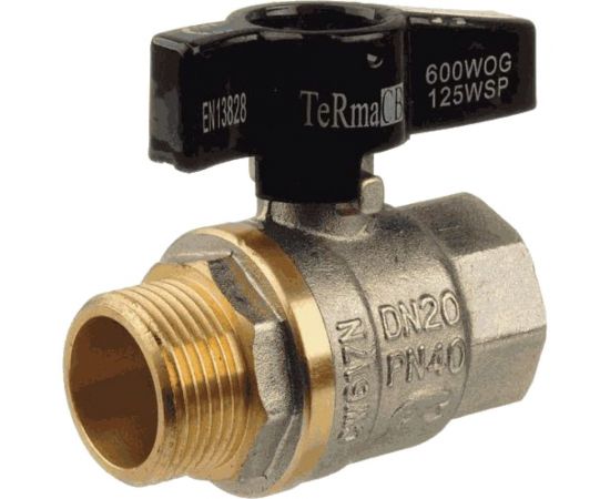 Шаровой кран Terma CB 1 в/н бабочка 25683 